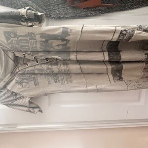 Salvage Gray Casual Top